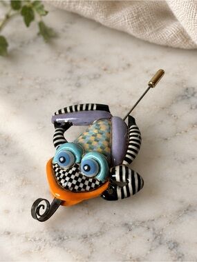 Rare Cynthia‎ Chuang Frog Brooch
